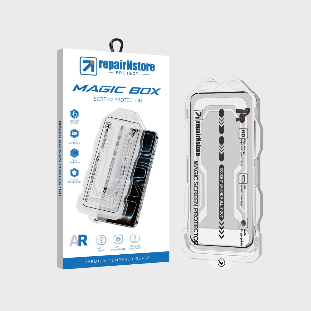 Panzerglas für iPhone 17 Pro Max Magic Box Easy Install