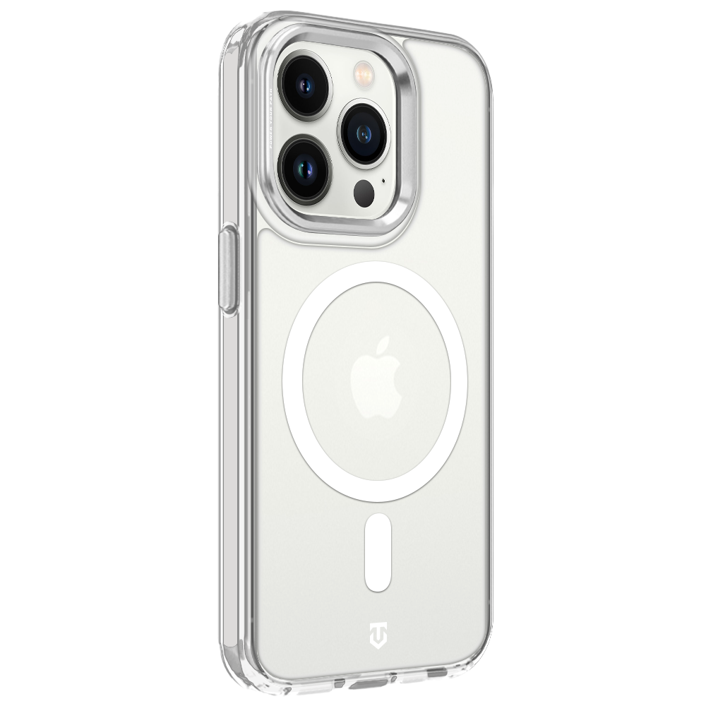 Apple iPhone 14 Pro Hülle – MagForce 2.0, Silber/Transparent